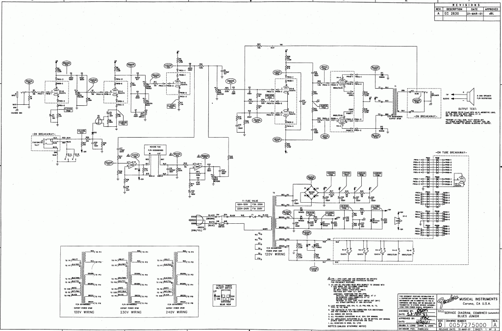 ブルースジュニアの全回路図